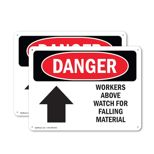 Signmission Safety Culture Sign, 10 in Width, Plastic, Rectangle OS-2PACK-DS-P-710-L-1624 - main